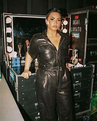 Image result for Demi Lovato Leather