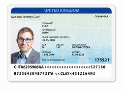 Image result for ID Card with Front and Back