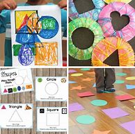 Image result for Shape Art Activities for Preschoolers