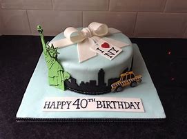 Image result for New York Birthday Cake