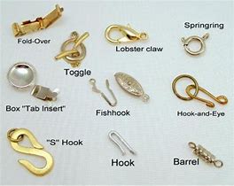 Image result for Jewelry Clasp Types