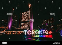 Image result for Toronto City Hall Night