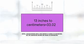 Image result for How to Convert From Inches to Cm