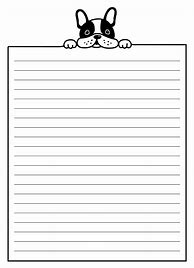 Image result for Dog Writing Paper Printable