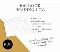 Image result for Kid 100 Book Reading Log