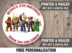 Image result for Roblox Birthday Stickers