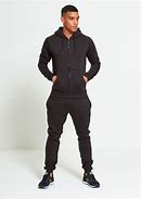 Image result for Plain Black Tracksuit