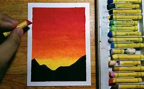 Image result for Soft Pastel Drawing Sunset