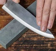 Image result for Sharpening a Knife with a Stone