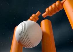 Image result for Cricket Ball Hitting Wickets