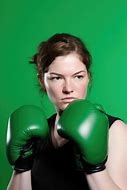 Image result for Woman Wearing Boxing Gloves