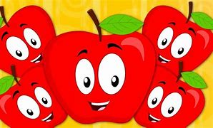 Image result for Five Apples Cartoon