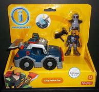 Image result for Imaginext Rescue Heroes Police Car