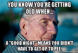 Image result for Bad Knee Old Age Meme