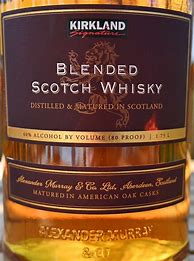 Image result for Kirkland Whiskey Costco