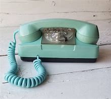 Image result for Turquoise Plastic Rotary Phone