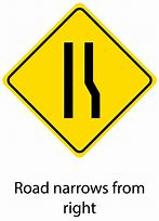 Image result for Yellow Sign with Horizontal Line