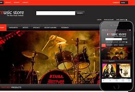 Image result for Online Music Store Design