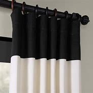 Image result for Black Horizontal Striped Curtains