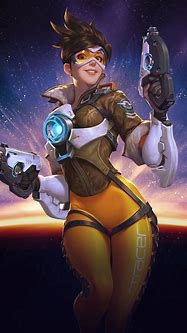 Image result for Tracer Game Character