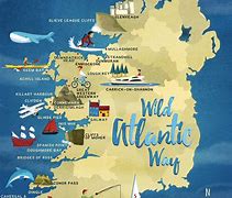 Image result for Wild Atlantic Way Ireland Map
