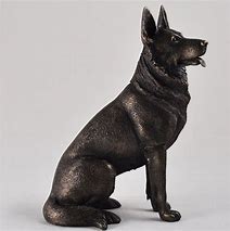 Image result for Black German Shepherd Statue