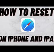 Image result for Reset Safari Browser On iPhone