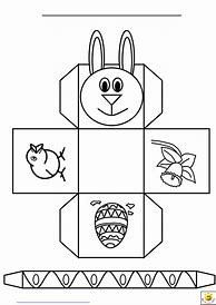 Image result for Easter Bunny Basket Template