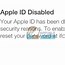 Image result for iPhone Apple ID Disabled