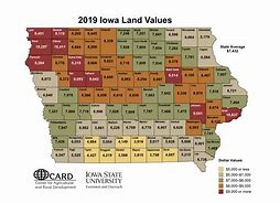 Image result for 2019 Iowa Farm Land Values