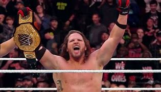 Image result for AJ Styles WWE World Champion