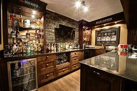 Image result for Man Cave Bar Ideas