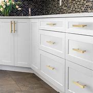 Image result for Gold Brass Kitchen Cabinet Hardware