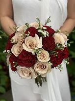 Image result for Burgundy Rose Gold Flowers