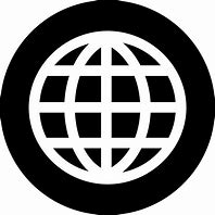 Image result for Black and White Internet Icon
