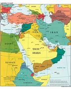 Image result for Middle East Map with Capitals