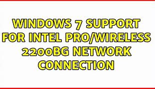Image result for PRO/Wireless 2200BG Network Connection