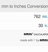 Image result for Center Meters to Inch Conversion Chart