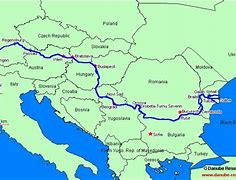 Image result for Map Danube River Austria