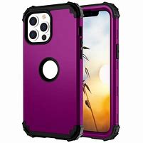 Image result for Purple Phone Black Case Silicon