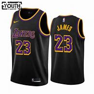Image result for Los Angeles Lakers Black Jersey