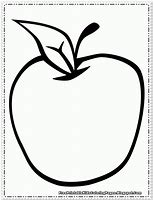 Image result for Apple Coloring Pictures