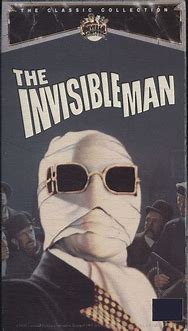 Image result for The Invisible Man VHS