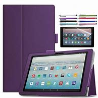 Image result for Kindle Fire Tavlet HD 8th Gen with Purple Case