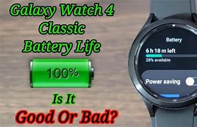 Image result for Samsung Watch 4 Battery Life Comparison Chart