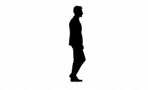 Image result for Silhouette Man Standing Side Profile