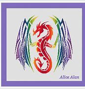 Image result for Silhouette Cross Stitch Patterns Dragon