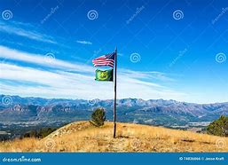 Image result for American Flag Landscape