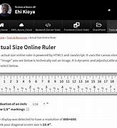 Image result for Life-Size Ruler Cm
