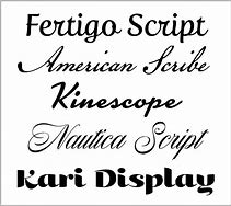 Image result for Script Font Sharp